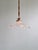 Bauhaus Art Deco Pendant Light in Scalloped Clear Glass, 1920s For Sale - Image 3 of 14