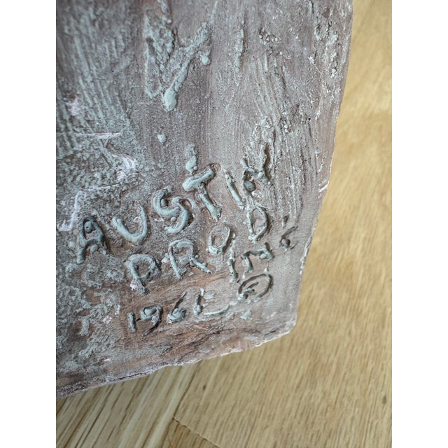 Taupe Modigliani’s Tête De Femme by Austin Productions 1961 Sculptural Bust For Sale - Image 8 of 10