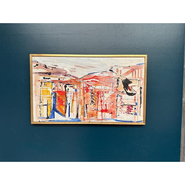 Tore Hultcrantz, Composition, 1960s, Oil on Canvas, Framed For Sale - Image 12 of 18