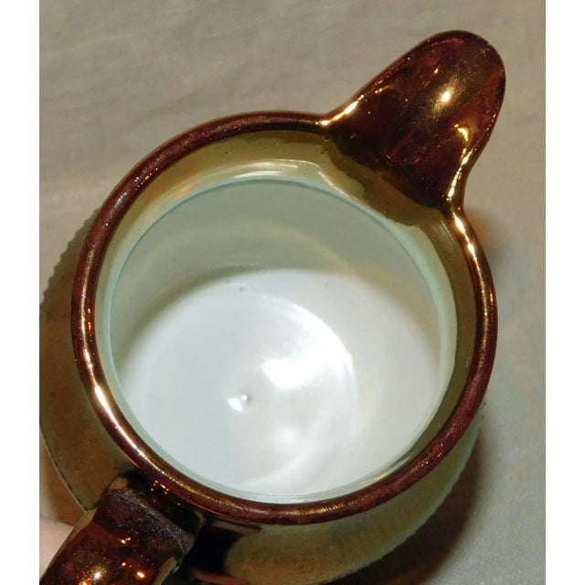 Antique English Copper Luster Creamer For Sale In Philadelphia - Image 6 of 8
