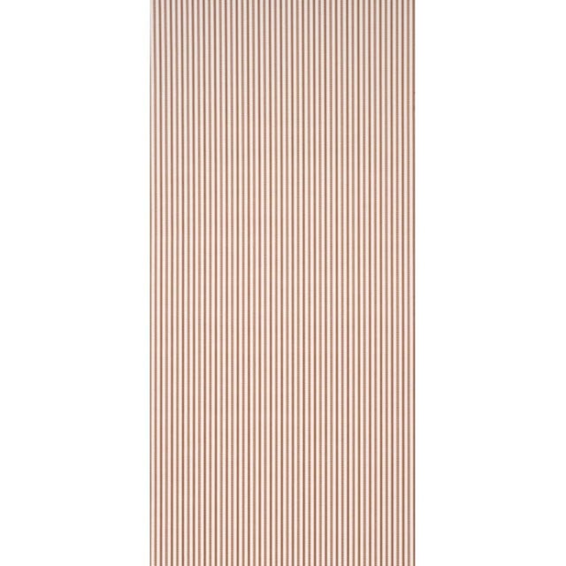 A fresh take on traditional mattress ticking, this classic stripe is made all the more charming with a running-stitch...
