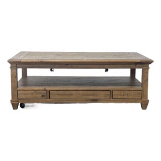 Rustic Lift-Top Coffee Table For Sale
