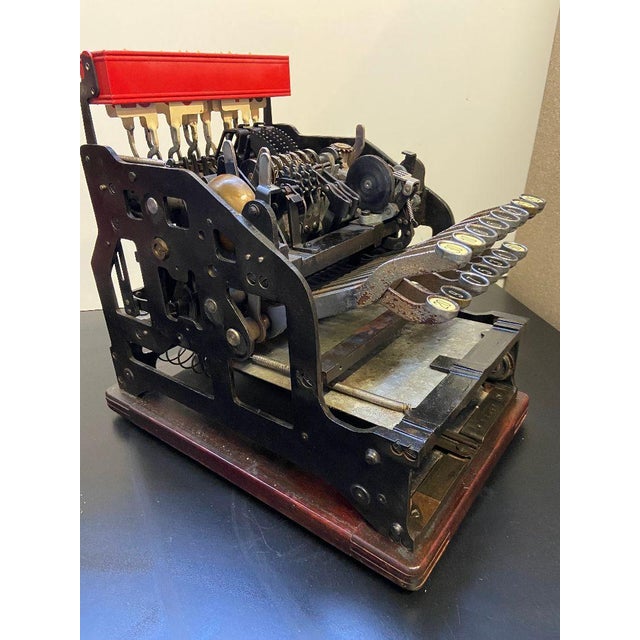 Vintage German Mechanical Cash Register, 1920s For Sale - Image 11 of 16