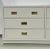 Mid-Century Modern White Campaign Dresser / Chest of Drawers, America, Brass For Sale In New York - Image 6 of 13