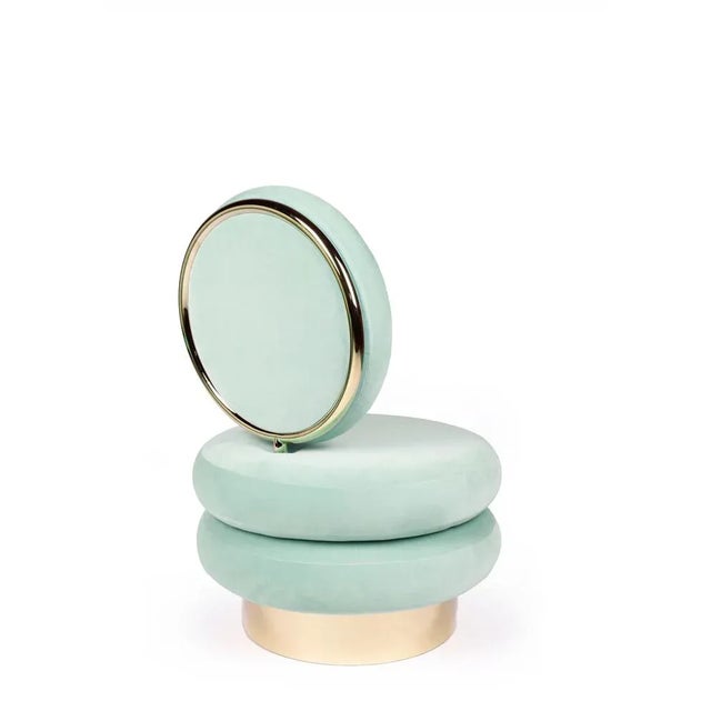 Not Yet Made - Made To Order Mint Grace Armchair by Royal Stranger For Sale - Image 5 of 7