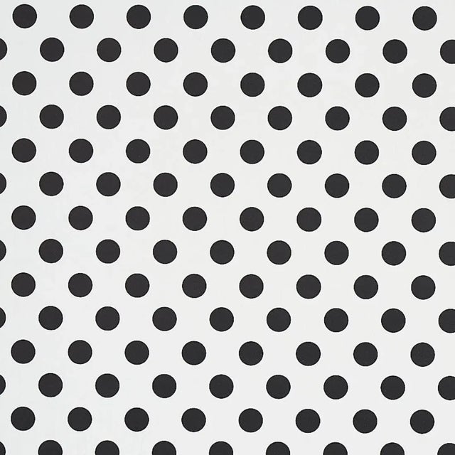 Schumacher Sample - Schumacher X Cristina Buckley Lady Wallpaper in Black & White For Sale - Image 4 of 4