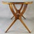 1950s Oval Table with Black Glass Top, Italy, 1950s For Sale - Image 5 of 8