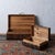 Traditional Vintage Rattan Suitcases, a Pair, C. 1950 For Sale - Image 3 of 6