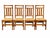 Stickley Set of 6 Arts & Crafts / Mission Oak Dining Chairs Stickley Harvey Ellis Style For Sale - Image 4 of 12