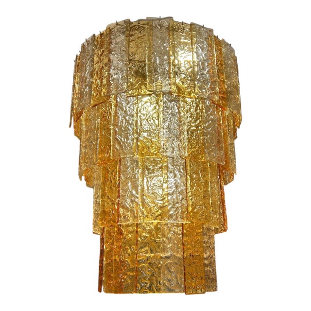4-Tier Chandelier from Listelli, 1960s, in Flawless conditions. Designed 1960 to 1969 Up to 250V (Europe/UK Standard).The...