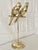 Mid-Century Hollywood Regency Solid Brass Lovebirds on Perch Stand For Sale - Image 11 of 16