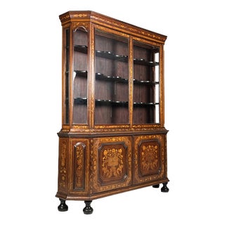 Dutch Marquetry Cabinet, 1760s For Sale