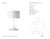 Barbara Barry by Visual Comfort Signature Spinet 26" Modern Trumpet Table Lamp in Matte White with Matte White Shade...