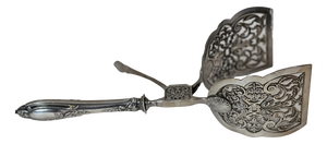 Silver-Plated Asparagus Tongs, 1890s