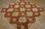 American 1900s Beige Geometric Folk Art Antique American Hooked Rug 5' 7'' X5' 7'' Woven Carpet For Sale - Image 3 of 11