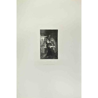 Eugène Delacroix, Un Forgeron, 1870s, Etching For Sale