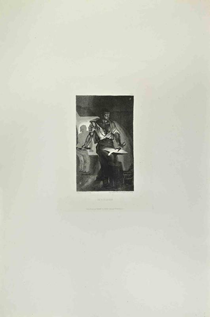 Eugène Delacroix, Un Forgeron, 1870s, Etching
