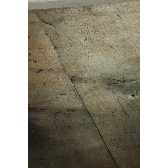 Antique Baroque Nordic Provincial Oak Table, 1800s For Sale - Image 16 of 18