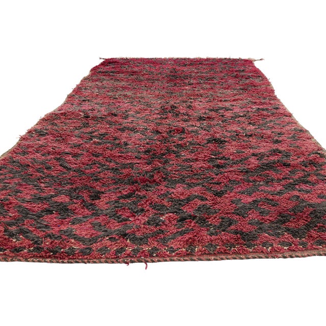 Mid-Century Modern Vintage Talsint Moroccan Rug, 05'04 X 11'05 For Sale - Image 3 of 10