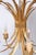 Gilded Brass Wheat Sheaf Chandeliers, Italy, 1970s, Set of 2 For Sale - Image 6 of 11