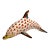 MCM Herend Hand Painted Fishnet Hungarian Porcelain With 24k Gold Accents Dolphin For Sale