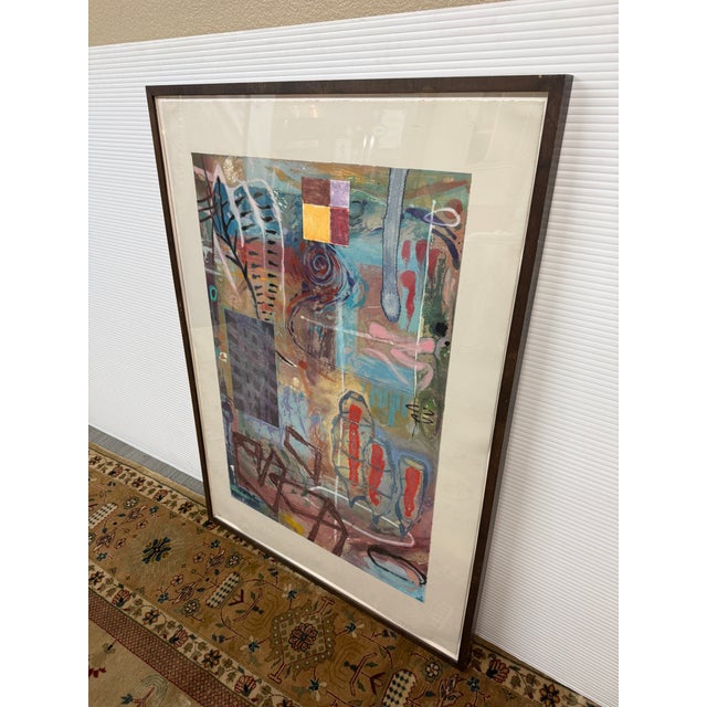 Abstract Gary Denmark Nightsweats VII Original Artwork, Signed For Sale - Image 3 of 12