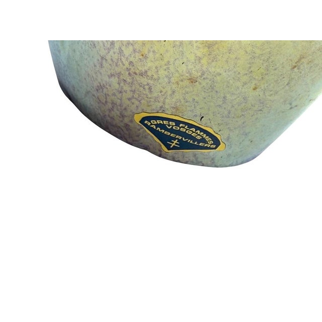 Modern Iridescent Stoneware Vase by A. Cytère, Rambervillers, France, 1960s For Sale - Image 11 of 18