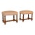 Pair of 19th Century French Walnut Upholstered Stools For Sale