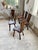 Vintage Oak Folk Art Chairs, 1950s, Set of 6 For Sale - Image 4 of 18