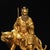 Bronze Late 19th Century Gilt Bronze Zhang Tianshi Statue on Tiger, Taoist Deity, 8.76kg For Sale - Image 8 of 9