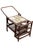 1960s 1960s Italian Bamboo & Rattan Tile-Top Drinks Trolley Bar Cart For Sale - Image 5 of 18