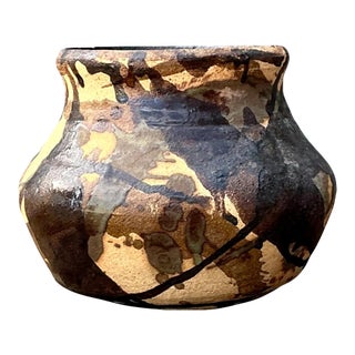 Vintage Abstract Ceramic Vase For Sale