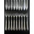 English Silver-Plated Forks and Knives, London, 1888, Set of 18 For Sale - Image 3 of 12