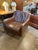 Mid-Century Modern 1970s Mid Century Leather Swivel Club Chair For Sale - Image 3 of 9