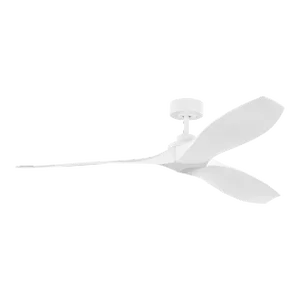 Sean Lavin by Visual Comfort Fan Collins Coastal 60" Ceiling Fan in Matte White