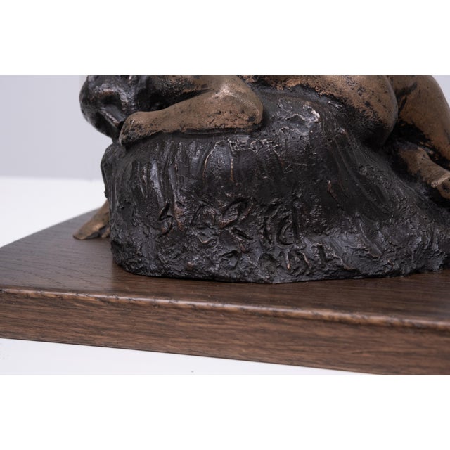 Patinated Bronze in the style of Auguste Rodin the Danaide, 1999 For Sale - Image 12 of 14