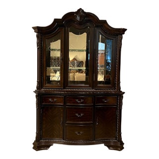 Crown Mark Furniture Kiera II Collection Buffet + Hutch For Sale