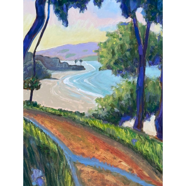 Capture the breezy, radiant spirit of the California coastline with this commanding, large-scale original oil painting....