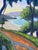 Capture the breezy, radiant spirit of the California coastline with this commanding, large-scale original oil painting....