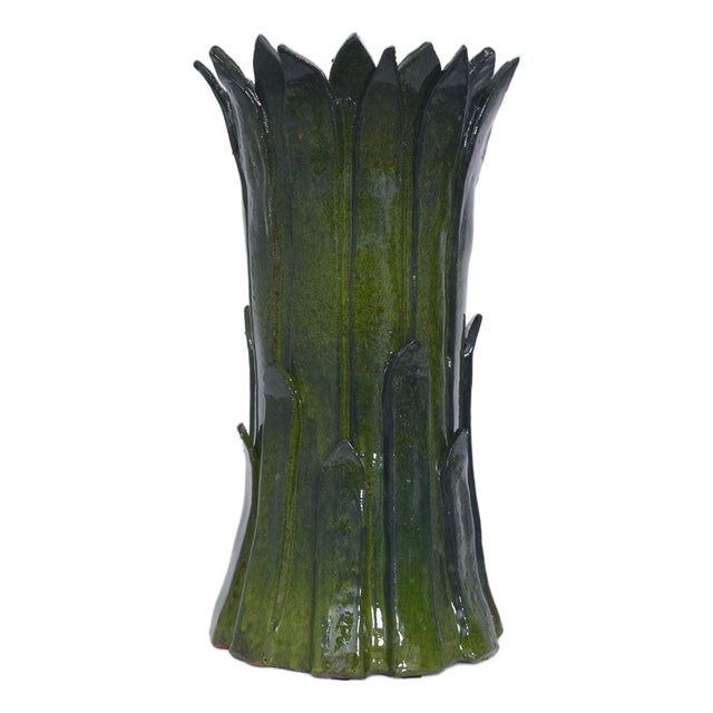 Sintra Green Vase by Barracuda Interiors For Sale