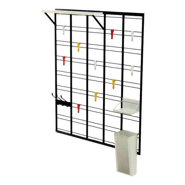 Musical Scale Coat Rack by Tjerk Reijenga for Pilastro, Netherlands, 1950s For Sale