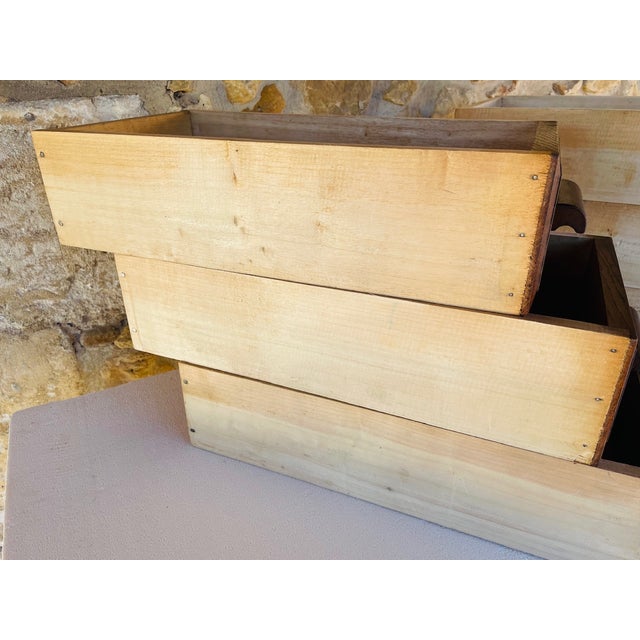 Mid-Century Modern Oak Drawers, 1940s, Set of 2 For Sale - Image 12 of 18