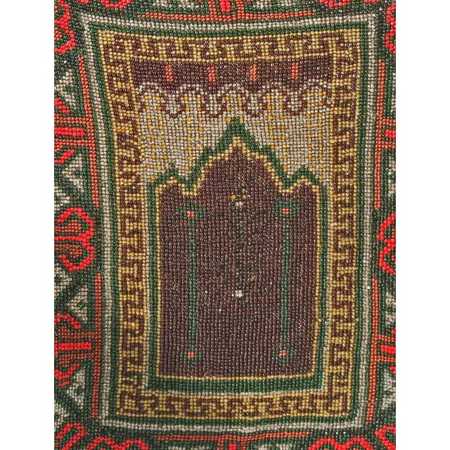 Glass Deco Era Geometric Beaded Dance Purse For Sale - Image 7 of 8