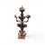 Art Nouveau 19th Century Pair of 3 Arm Italian Candelabras in Gilded Tole For Sale - Image 3 of 7