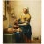 1954 After Jan Vermeer "The Milkmaid", Vintage Full-Color Print For Sale In Dallas - Image 6 of 8