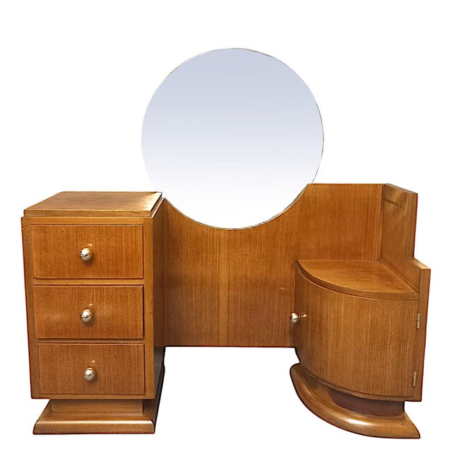 Wood Vintage Art Deco Dressing Table, 1930 For Sale - Image 7 of 7