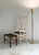 Tall Artist-Made Studio Craft Twig Chair + Woven Checkerboard Seat + Sheepskin For Sale - Image 4 of 17