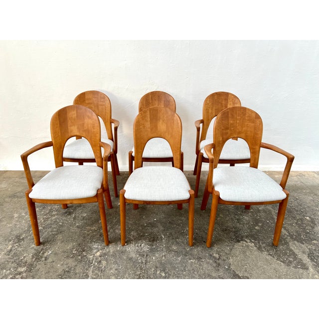 Morten Chairs by Niels Koefoed for Koefoeds Hornslet, 1960s, Set of 6 For Sale - Image 12 of 12