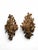 Decorative pair of carved wooden hunting trophies originating from the Black Forest region or Switzerland, executed in...