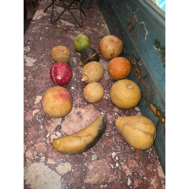 Vintage Stone Fruit Collection For Sale In San Antonio - Image 6 of 10
